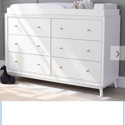 Pottery Barn Sloan Extra Wide Dresser And Topper for Sale in White