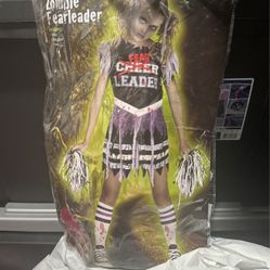 Zombie Fearleader Size Medium 8-10