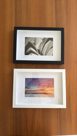 Set of 2 Framed Photography Prints