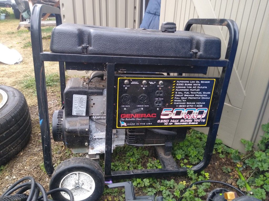 Generac 5000 Watt Generator