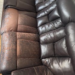2 Sofas For Free By 28210 Area- RECLINER Has Been Picked Up)