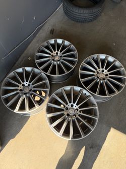 MERCEDES BENZ 20 INCH RIMS WHEELS SET4 NEW 20/8.5 20/9.5 FIT E300 E350 E550 AMG