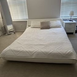 Modern Upholstered Sleigh Bed