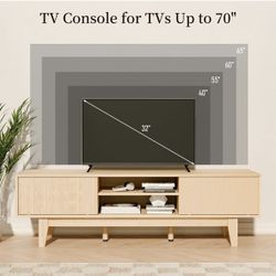 Tv stand holds upto 70" tv