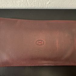 CARTIER Leather Wallet Long