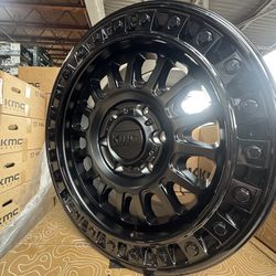 17” kmc552 6x139 +25 matte black