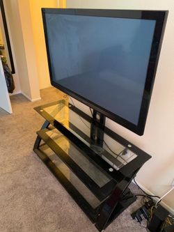 Mueble y Television Panasonic Viera 50 Pulgadas plasma HD TV