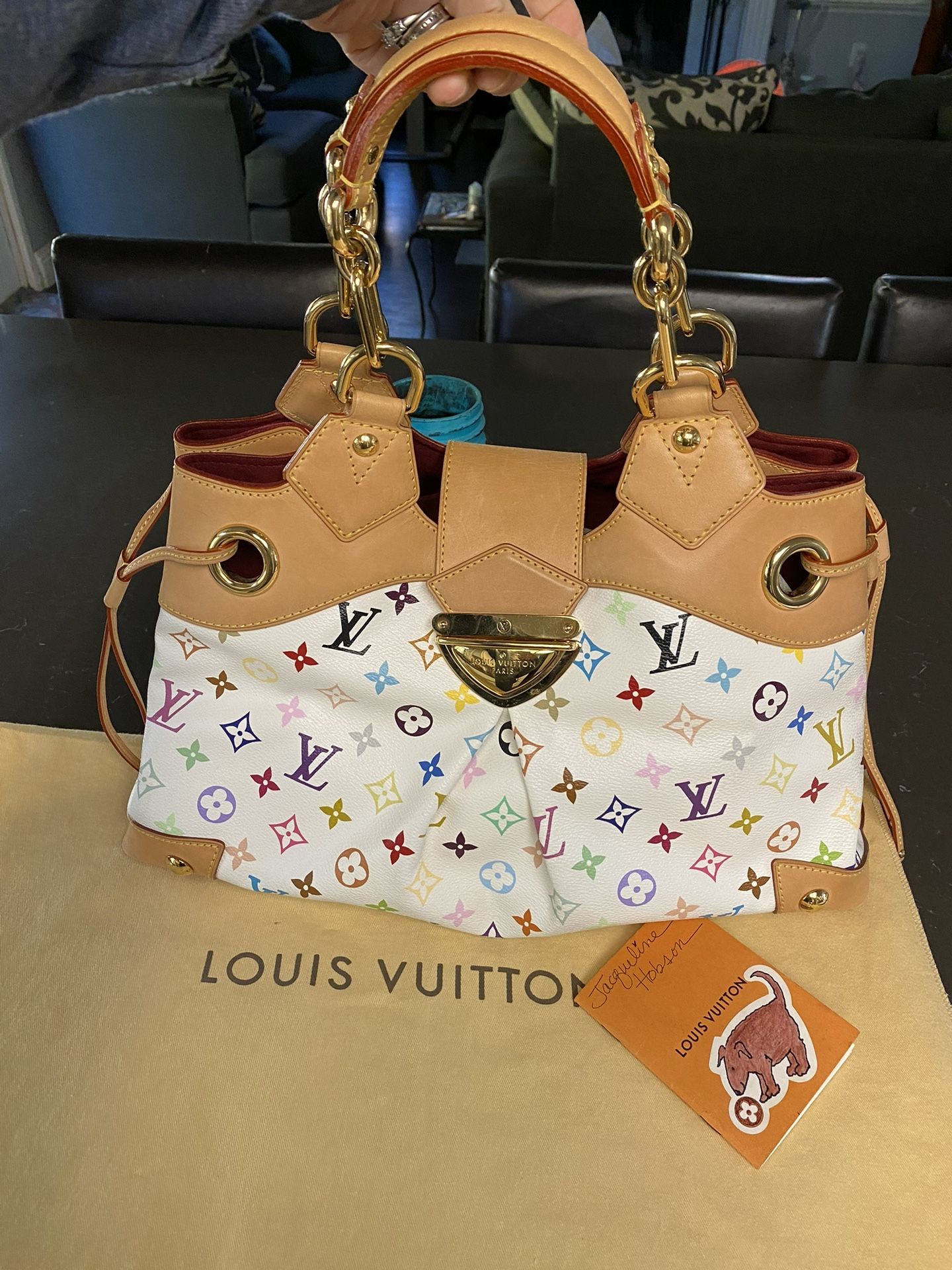 Authentic Louis Vuitton Ursula Large Multicolore Rare Clean Bag 