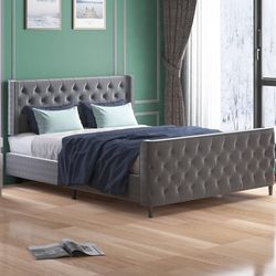 King size Bed + frame + Mattress