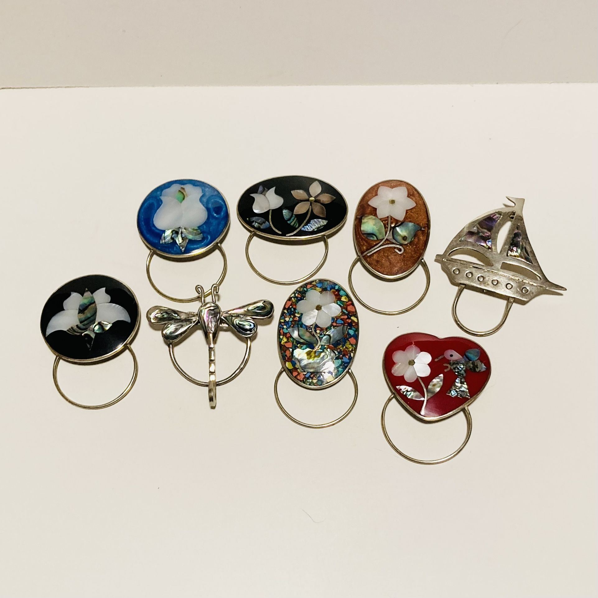 Set Of Eyeglass Holder Pins
