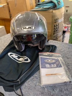 HJC Motorcycle Helmet 3/4 X: Model IS-33