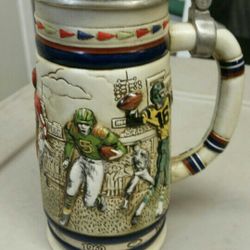 Vintage Football Stein