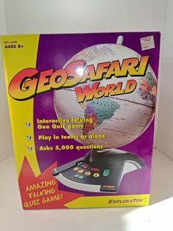 New Working Geo Safari World Globe