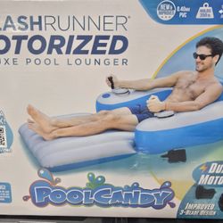 PoolCandy Splash Runner Motorized Pool Lounger
