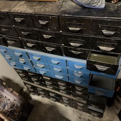 Metal Sports Cards Storage Drawers