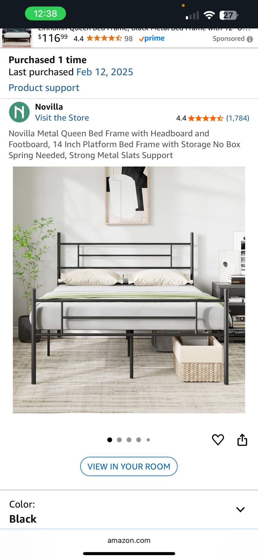 Queen Bed frame 
