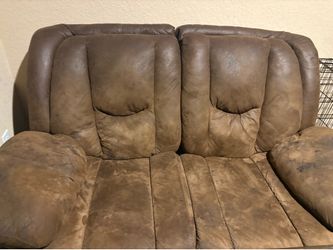 FREE Microfiber Manual reclining couch