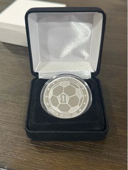 FIFA World Cup 2026 Soccer Silver Commemorative Coin/Medallion in Box