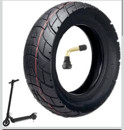 80/65-6 10x3  Electric Scooter Off Road Tubeless Tire, With Tire Air Valve