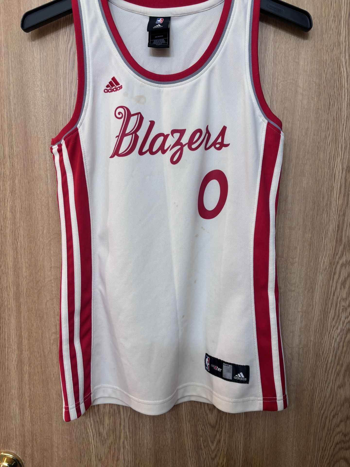 Adidas Damian Lillard #0 Portland Trail Blazers NBA Player Jersey,