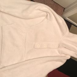 White Fluffy Hoodie