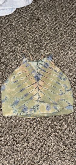 Tie-Dye Crop Tank Top