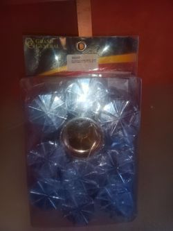 Chrome plastic 8 spoke covers