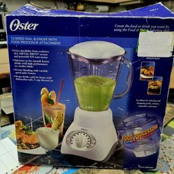 Oster 6871 12-Speed Dial Blender w/ Food Processor Attachment