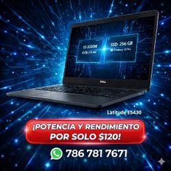 ​💎 ¡Ganga! Dell Latitude (8GB RAM + 256GB SSD) - Lista para Usar 💻