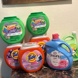 Laundry Detergent And Softener 