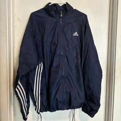 Men's Navy adidas Sport Windbreaker 