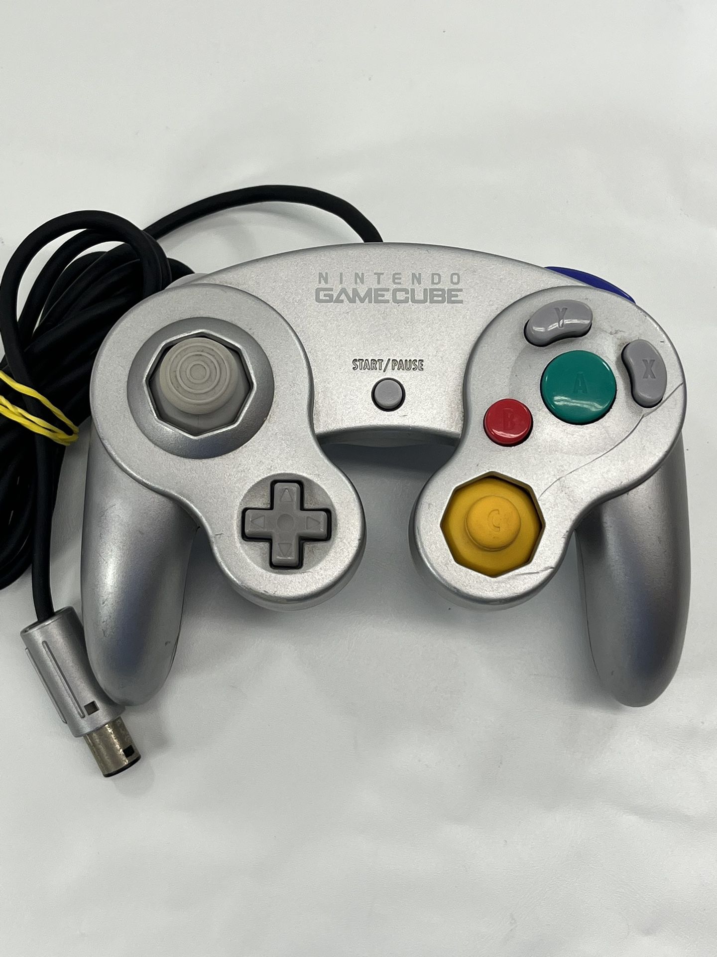Nintendo GameCube Controller Platinum Dol-003 OEM Original Authentic