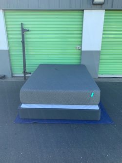 Queen Bed and Metal Frame.