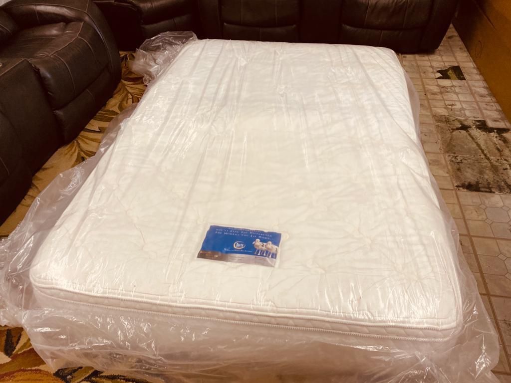 Mattress y boxspring full size serta pillowtop