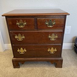 council bedside dresser ( antique )
