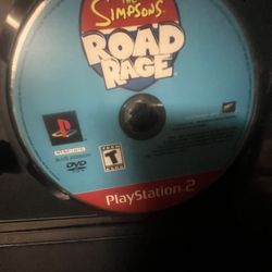 Simpsons Road rage game ps2