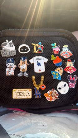 Mixed Enamel Pin Collection LA Dodgers & Disney