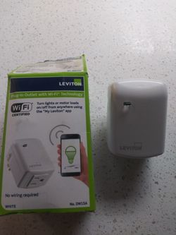 Plug in outlet with wi-fi