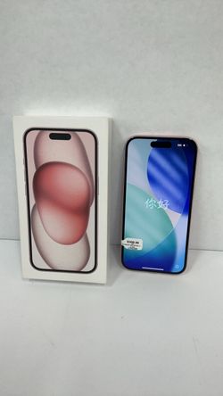 Apple iPhone 15, 256 GB pink original box like new unlocked