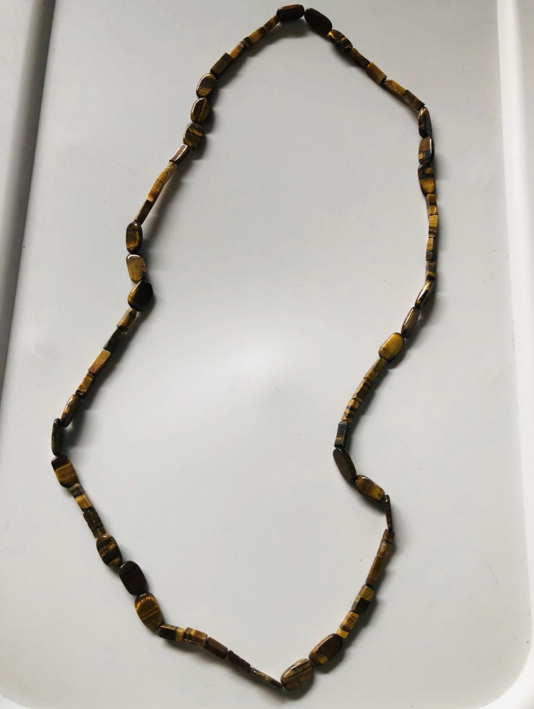 Natural Tigers Eye 28” Necklace