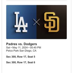 Padre Tickets 5/11