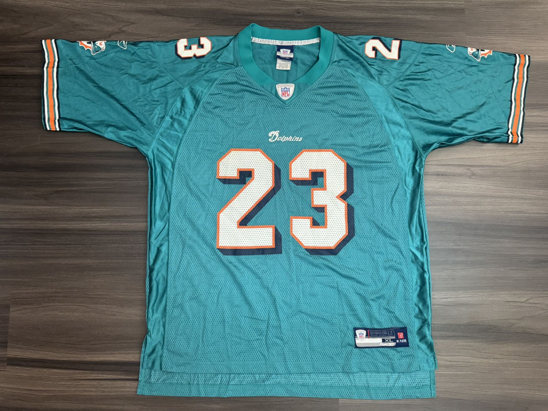 Reebok Miami Dolphins Ronnie Brown#23 NFL Jersey Green Men’s Size XL 50