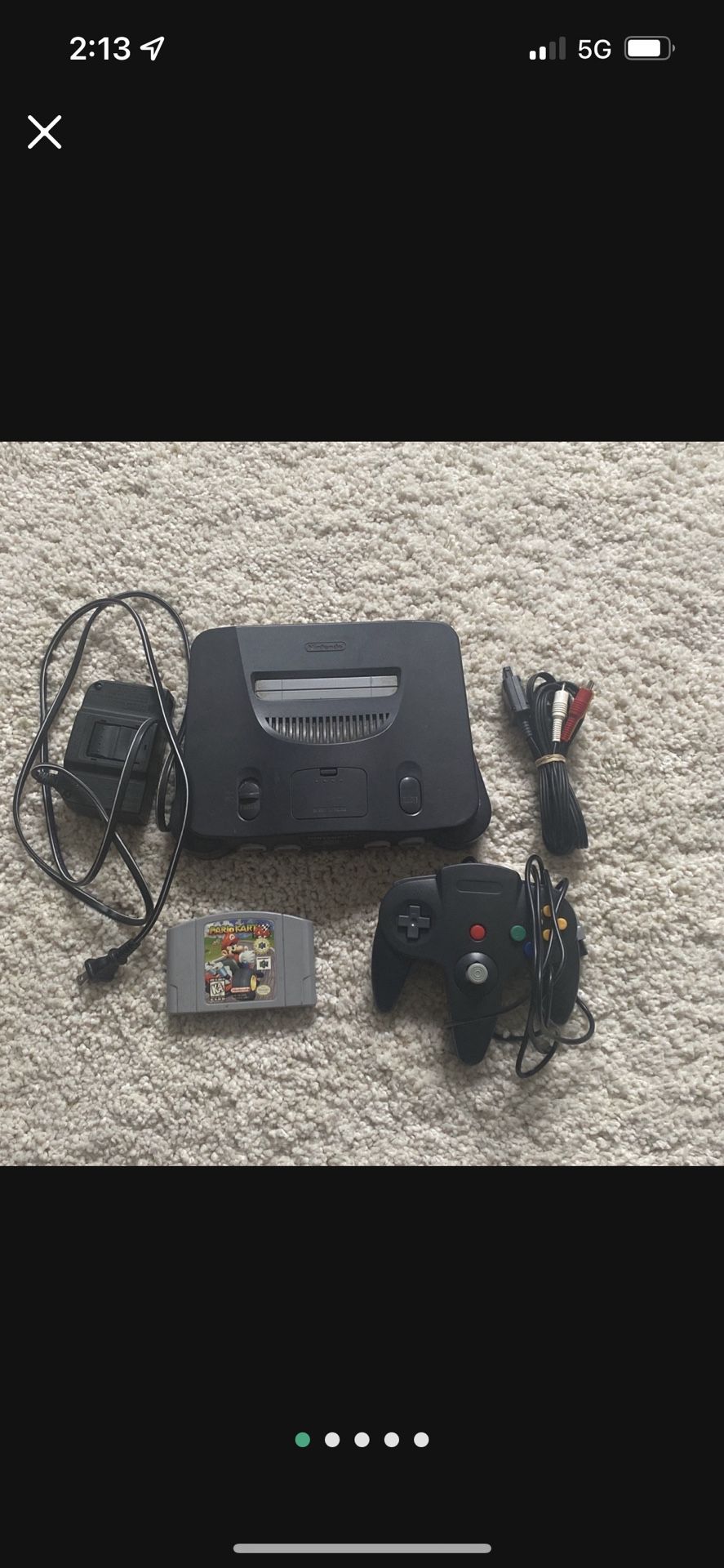 N64 Bundle With Mario kart