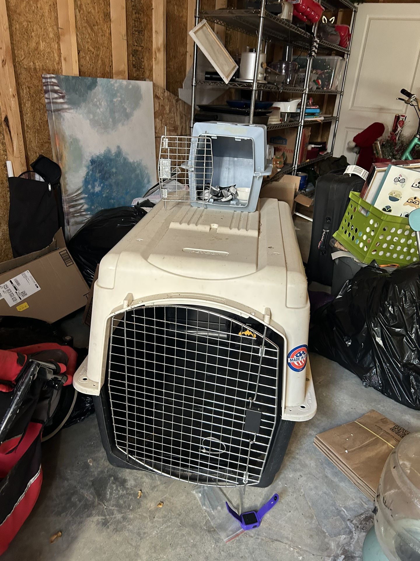 Large dog Crate FAA Approved 