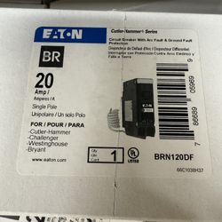 Eaton,Siemense,Squre D Arc Fault Combination Circuit Breakers 20/15amp Available