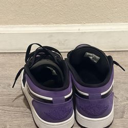 Black purple white Nike shoes  size 11.5