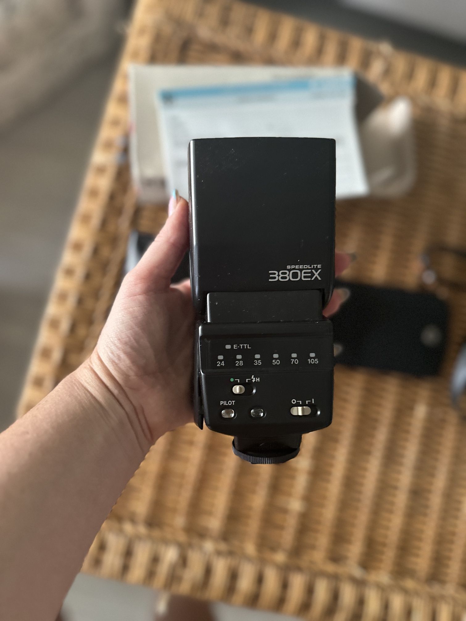 Canon SPEEDLITE 380EX Camera Flash