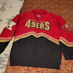 SAN FRANCISCO 49ERS LogoAthletic Jacket Hooded Puff