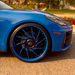 24" Forgiato Ventoso Staggered W/ Lexani Tires 5x130