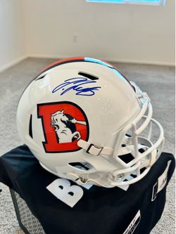 Signed nfl helmets